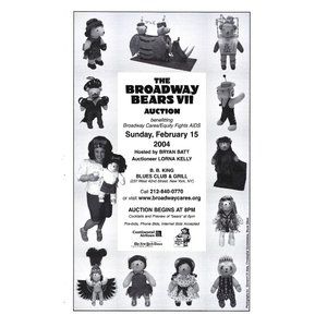 Broadway Bears Auction 2004 BB King Theatre 2000s Print Ad